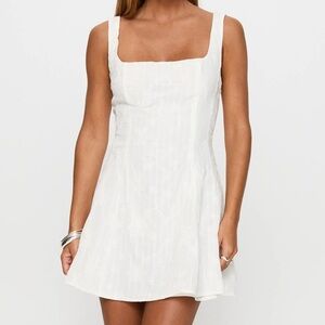 Princess Polly You Can‎ Broderie White Mini Dress Size 12 NWT